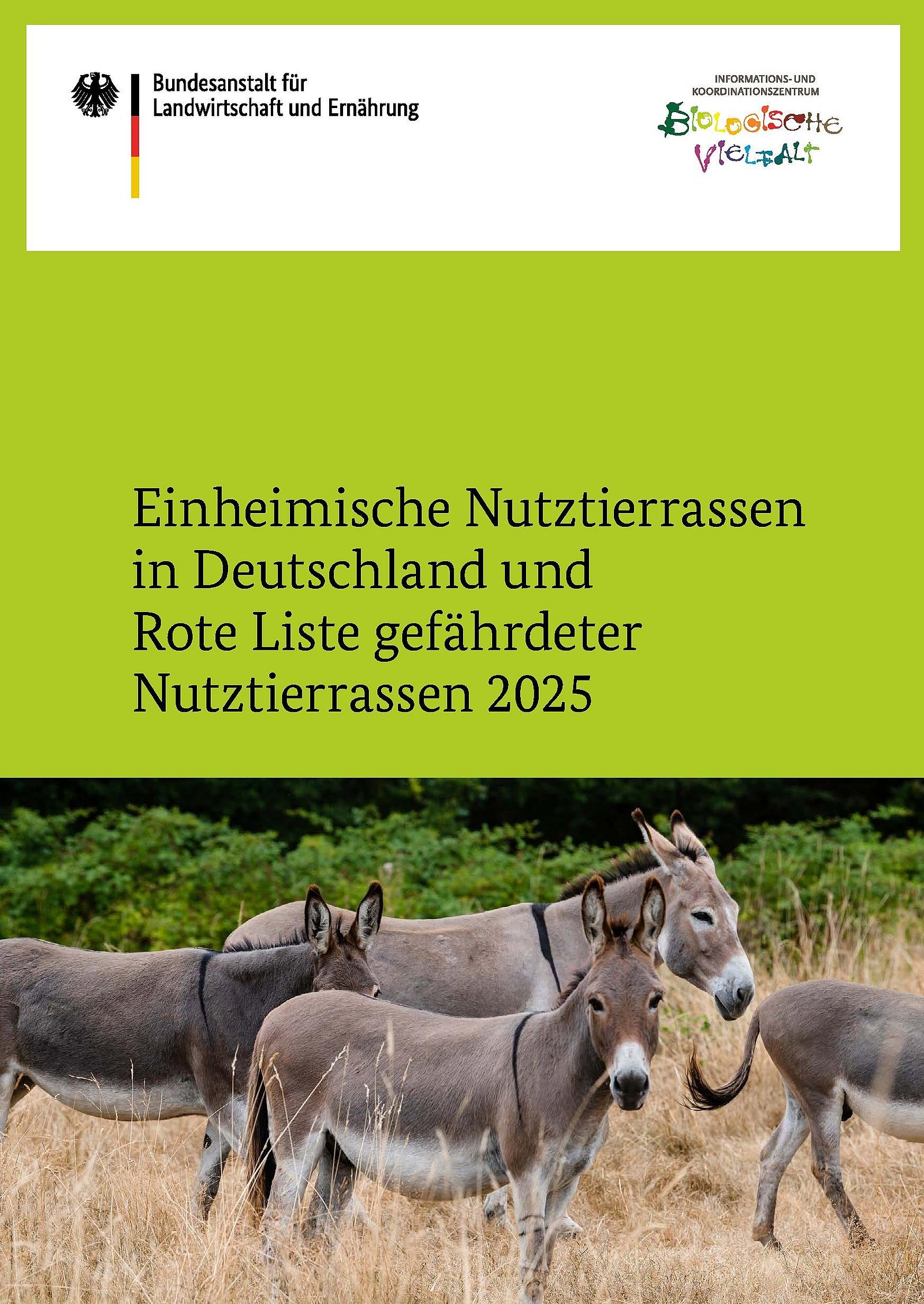 Titelbild Rote Liste Nutztierrassen Klick öffnet Großansicht im neuen Fenster. 