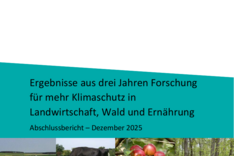 Titelseite des Abschlussberichts RessortForschtKlima