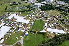 Die Landwirtschaftsmesse MELA von oben