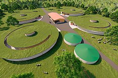 Zukünftig sollen Milchkuhställe anders aussehen und mehr Bewegungsfreiheit für die Tiere bieten. Bild: GHK